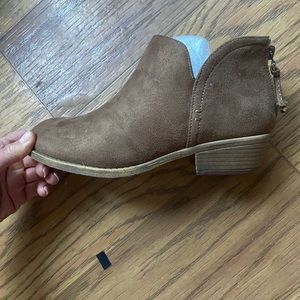 Never worn light brown ankle boots